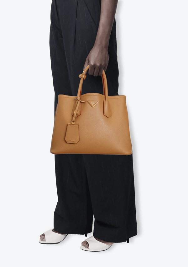 SAFFIANO CUIR DOUBLE TOTE