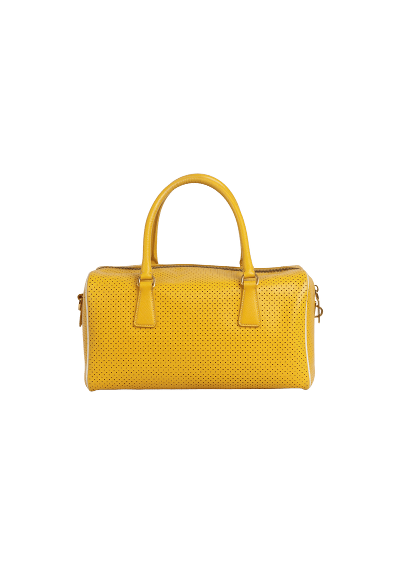 SAFFIANO PERFORATED BAG