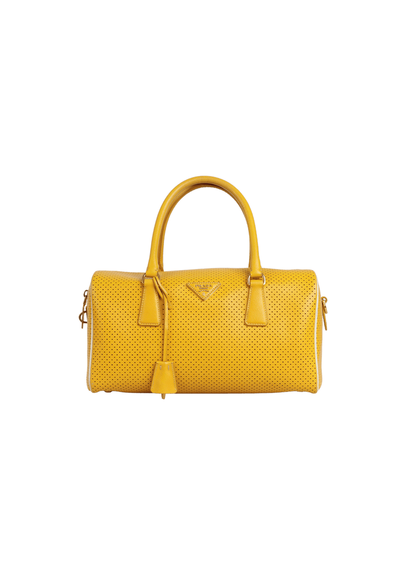 SAFFIANO PERFORATED BAG