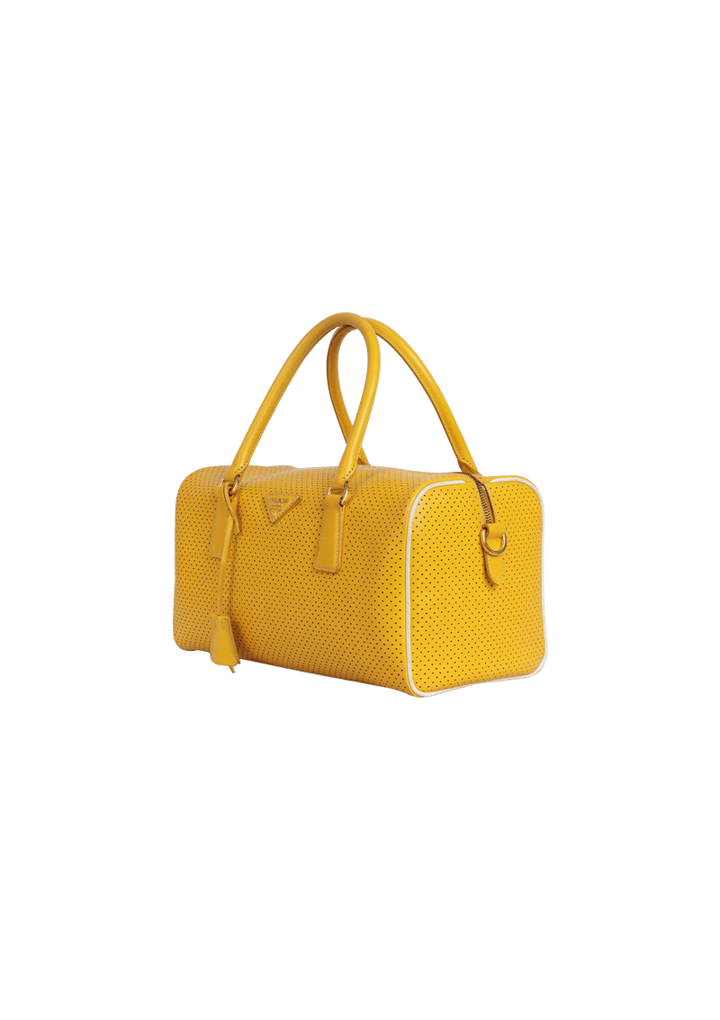 SAFFIANO PERFORATED BAG