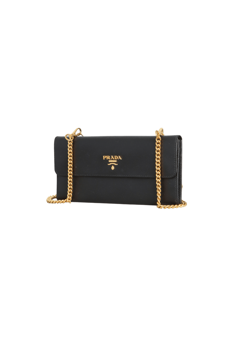 SAFFIANO WALLET ON CHAIN