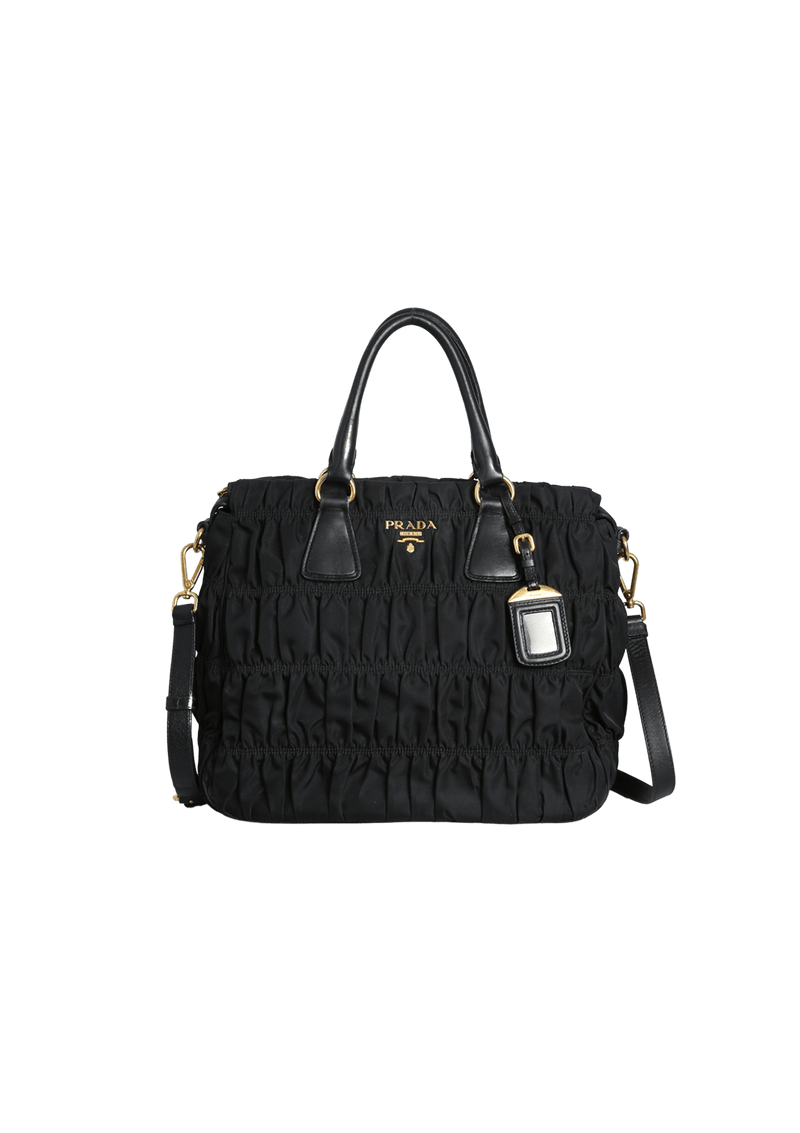 TESSUTO GAUFRE SATCHEL