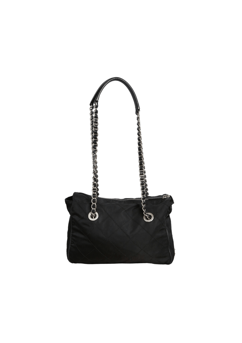 TESSUTO IMPUNTURATO SHOULDER BAG