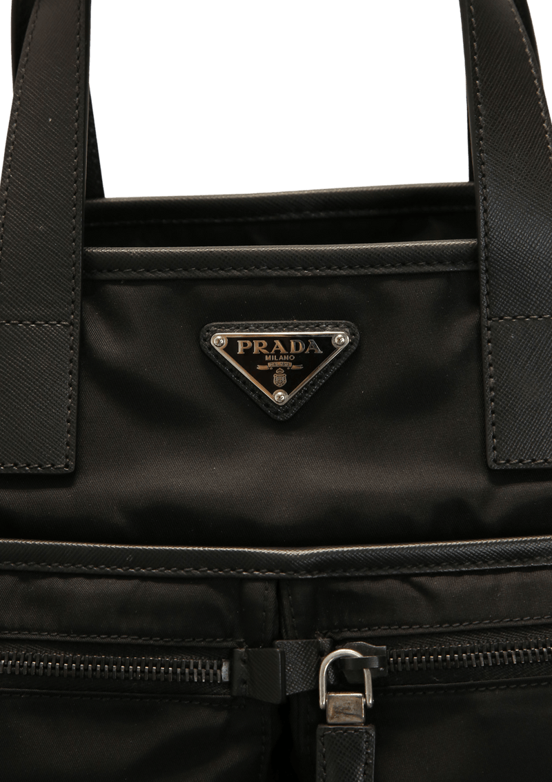 TESSUTO MULTI-POCKET ZIP BAG