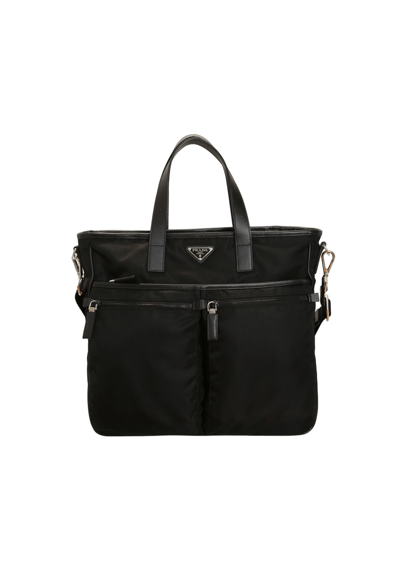 TESSUTO MULTI-POCKET ZIP BAG