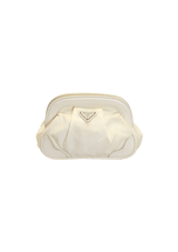 TESSUTO SAFFIANO FRAME CLUTCH