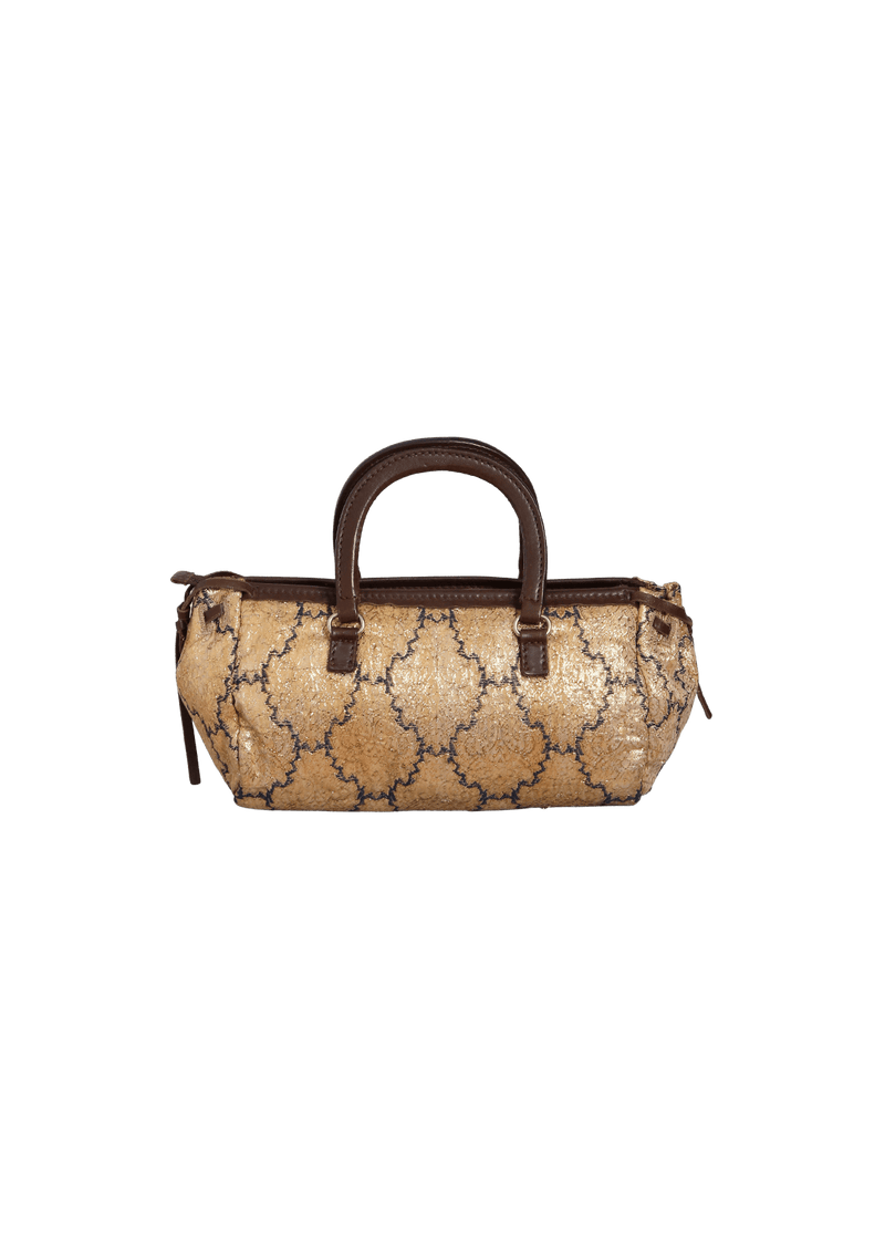 VINTAGE BROCCATO HANDLE BAG