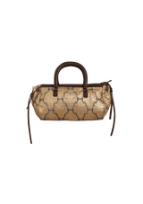 VINTAGE BROCCATO HANDLE BAG