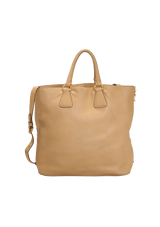 VITELLO DAINO SIDE ZIP SHOPPING TOTE