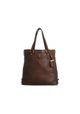 VITELLO DAINO SIDE ZIP TOTE