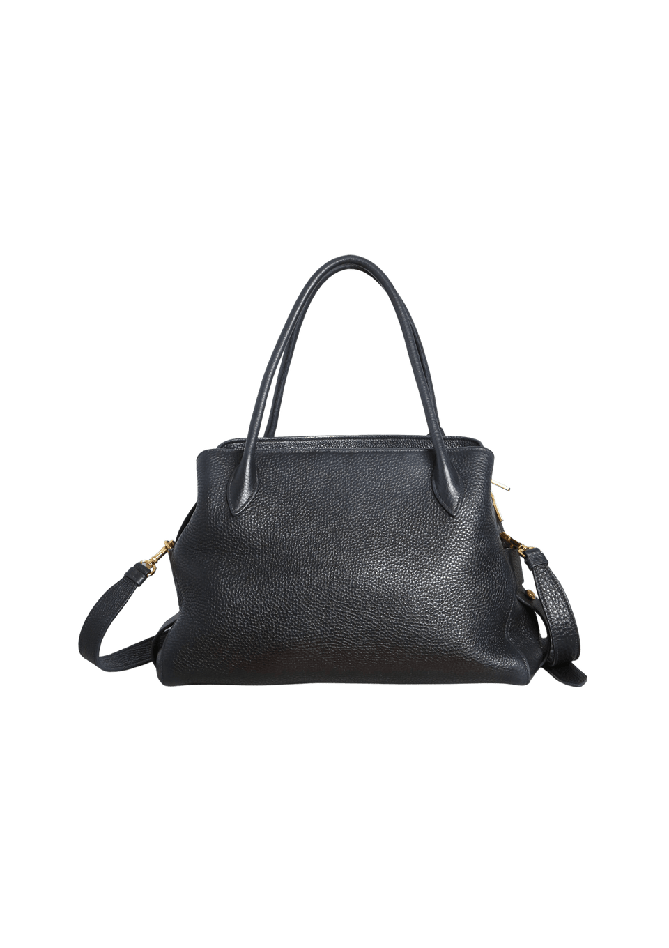 BOLSAS PRADA VITELLO DAINO TOP HANDLE PRETO ORIGINAL – Gringa