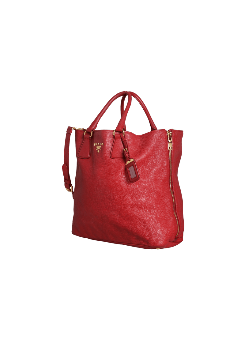 VITELLO DAINO ZIP TOTE