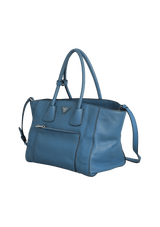 VITELLO PHENIX FRONT POCKET WING TOTE