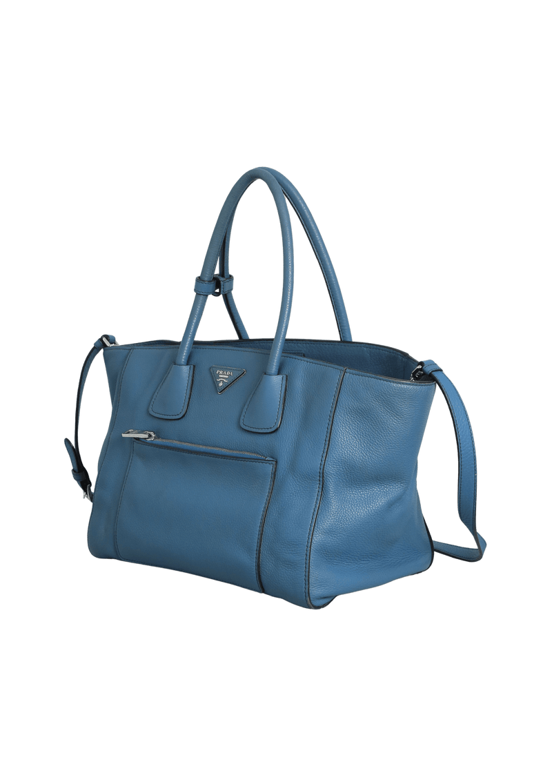 VITELLO PHENIX FRONT POCKET WING TOTE