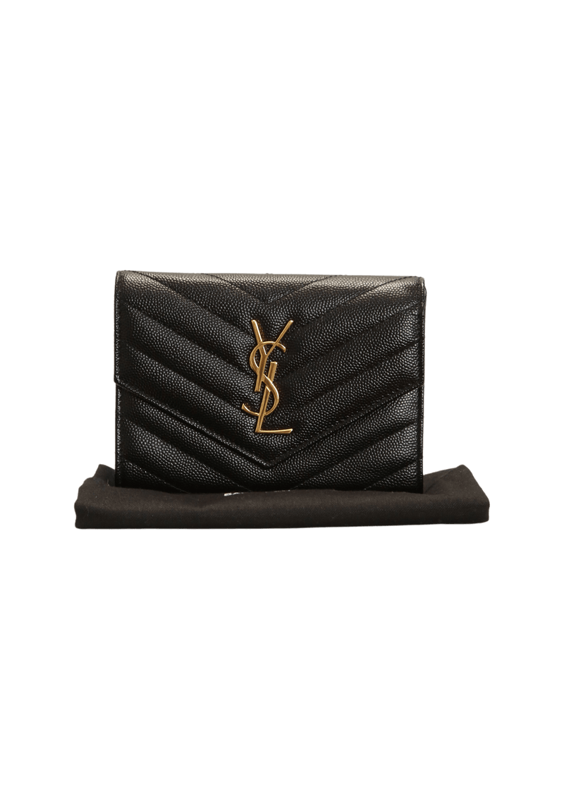 CASSANDRE MATELASSÉ COMPACT WALLET