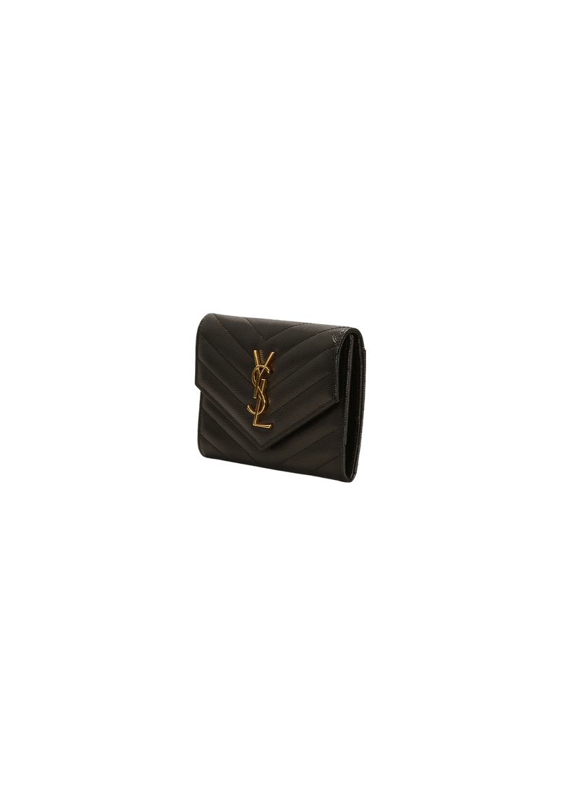 CASSANDRE MATELASSÉ COMPACT WALLET