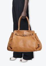 GANCIO LEATHER TOTE