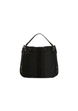 LEATHER TRIMMED HOBO