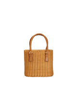 RAFFIA GANCINI BAG