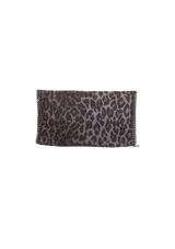 LEOPARD FALABELLA FOLD-OVER CLUTCH