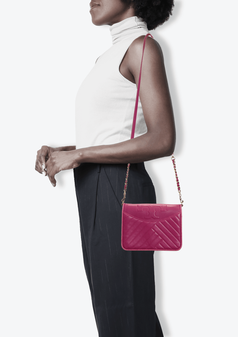 BOLSAS TORY BURCH ALEXA COMBO CROSSBODY BAG ROSA ORIGINAL Gringa