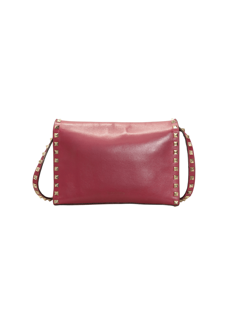 MEDIUM ROCKSTUD FLIPLOCK CROSSBODY BAG