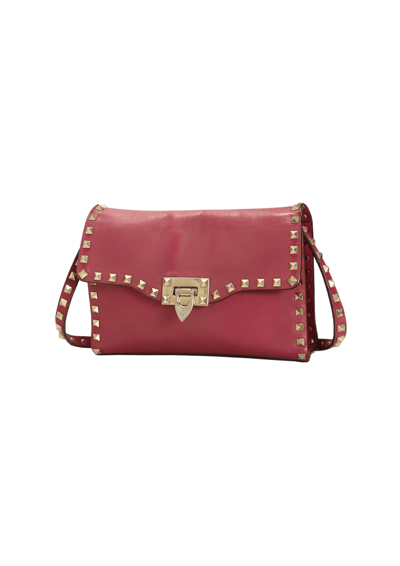 MEDIUM ROCKSTUD FLIPLOCK CROSSBODY BAG