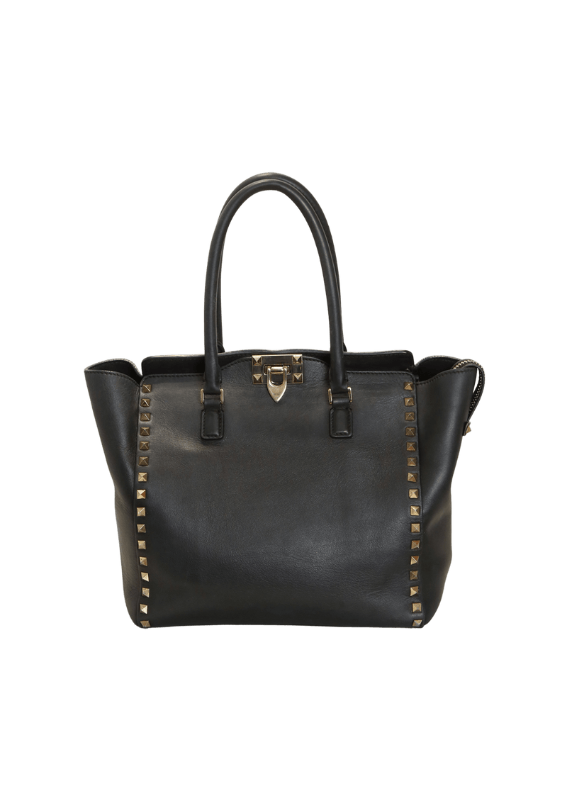 ROCKSTUD DOUCLE HANDLE TOTE