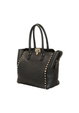 ROCKSTUD DOUCLE HANDLE TOTE