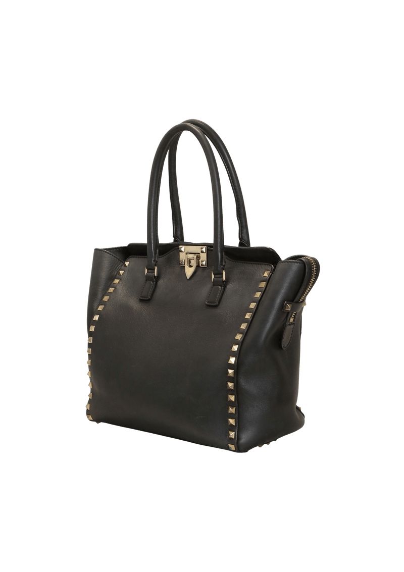 ROCKSTUD DOUCLE HANDLE TOTE