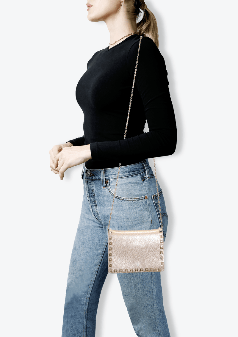 ROCKSTUD FLAP BAG