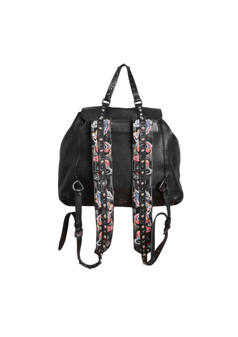 ROLLING ROCKSTUD DOUBLE POCKET BACKPACK