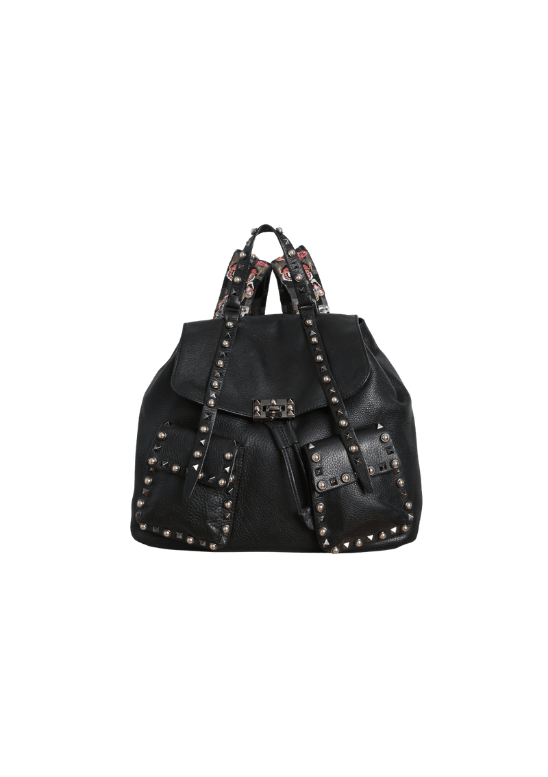 ROLLING ROCKSTUD DOUBLE POCKET BACKPACK