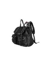 ROLLING ROCKSTUD DOUBLE POCKET BACKPACK