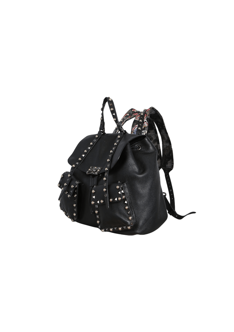 ROLLING ROCKSTUD DOUBLE POCKET BACKPACK