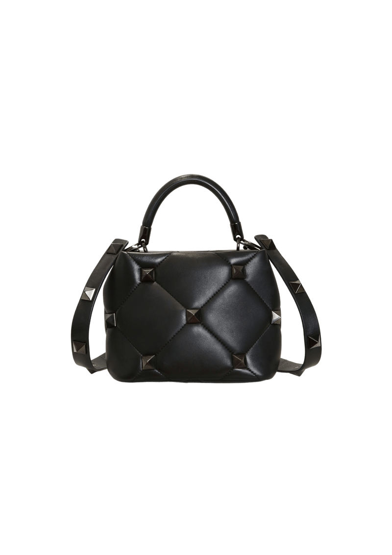 ROMAN STUD TOP HANDLE BAG