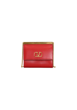 VLOGO GOLD BAR MINI WALLET ON CHAIN