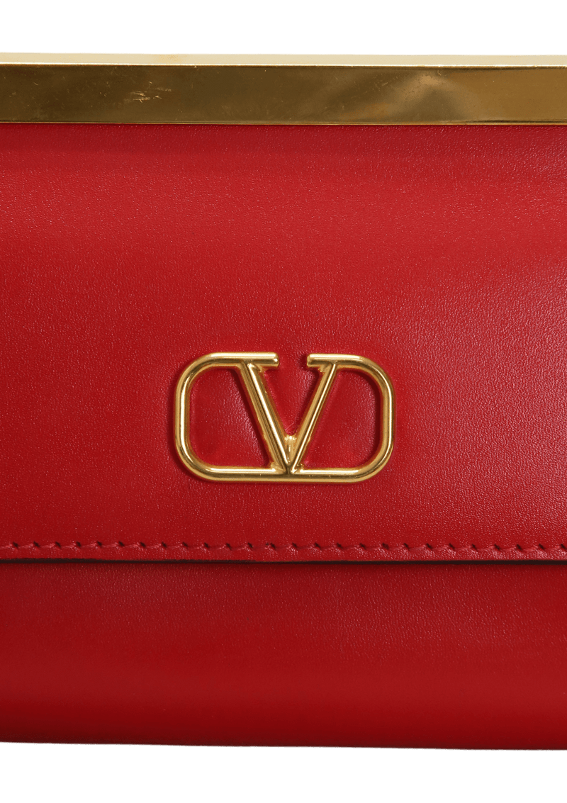 VLOGO GOLD BAR MINI WALLET ON CHAIN