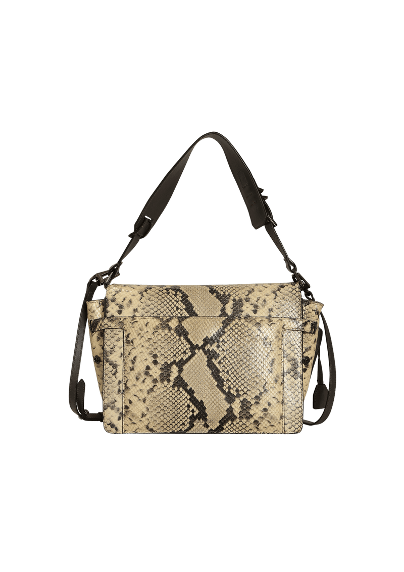 LEATHER ANIMAL PRINT BAG