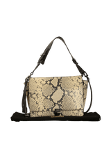 LEATHER ANIMAL PRINT BAG