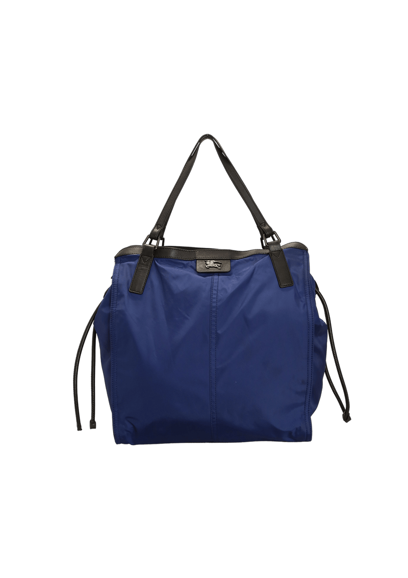 NYLON HOUSE CHECK BUCKLEIGH TOTE