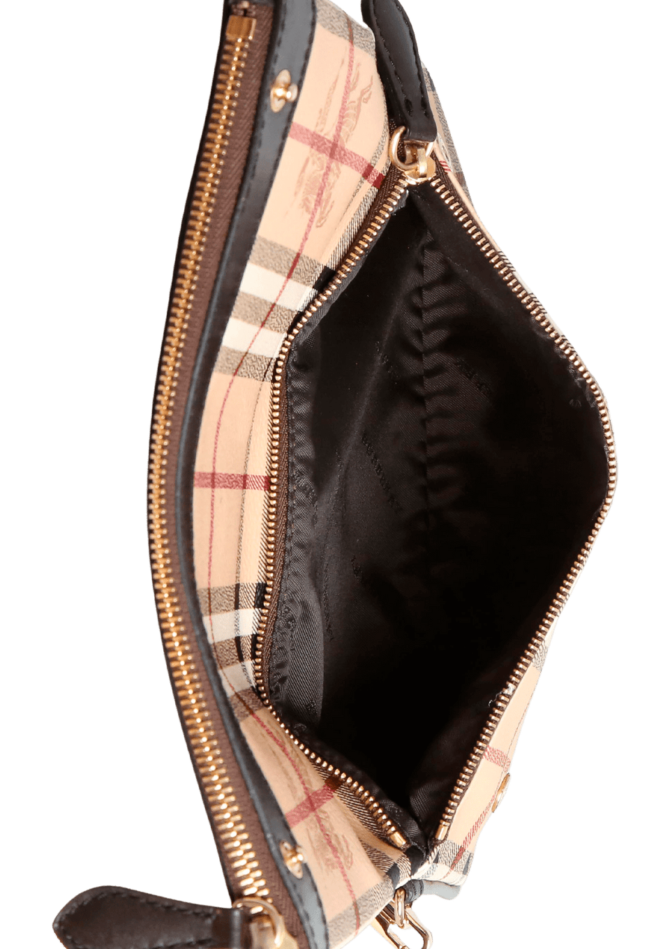 HAYMARKET CHECK ADELINE FOLD-OVER CLUTCH