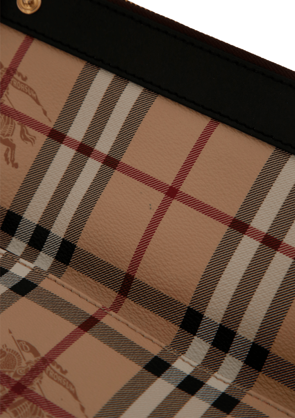 HAYMARKET CHECK ADELINE FOLD-OVER CLUTCH