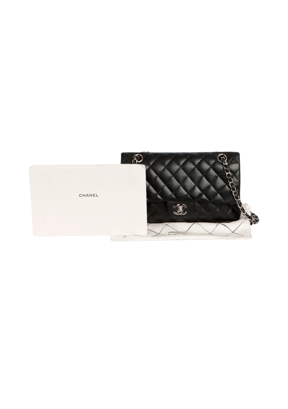 MEDIUM CLASSIC DOUBLE FLAP BAG LAMBSKIN