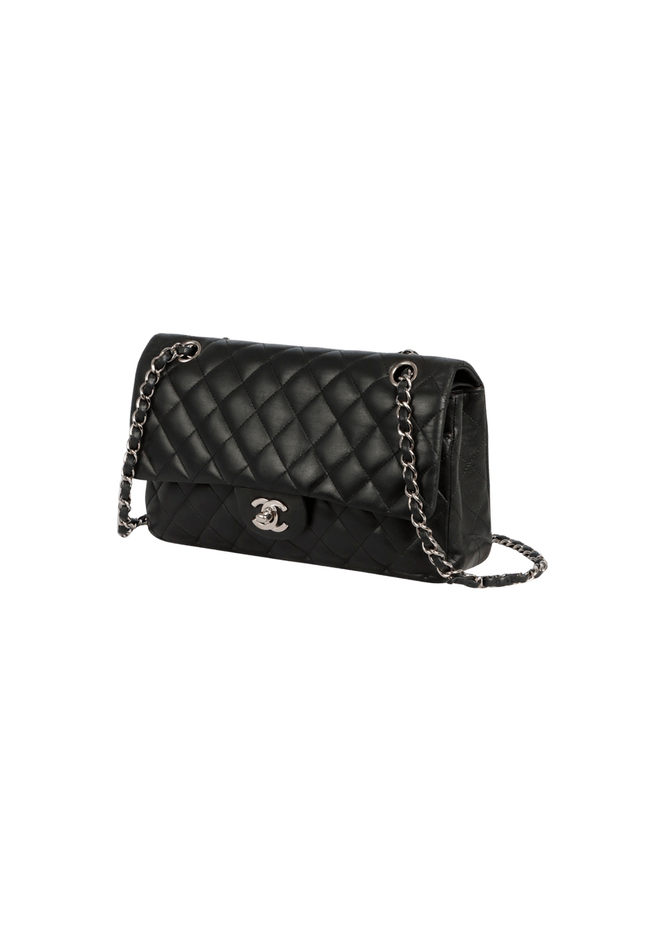 MEDIUM CLASSIC DOUBLE FLAP BAG LAMBSKIN