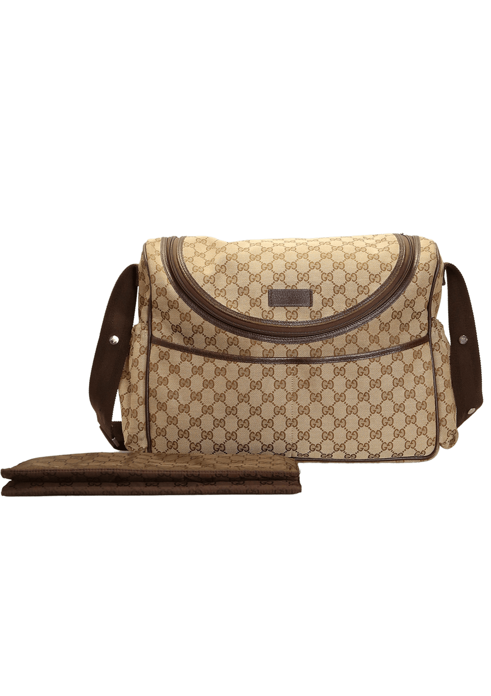 GG CANVAS DIAPER BAG LARGE