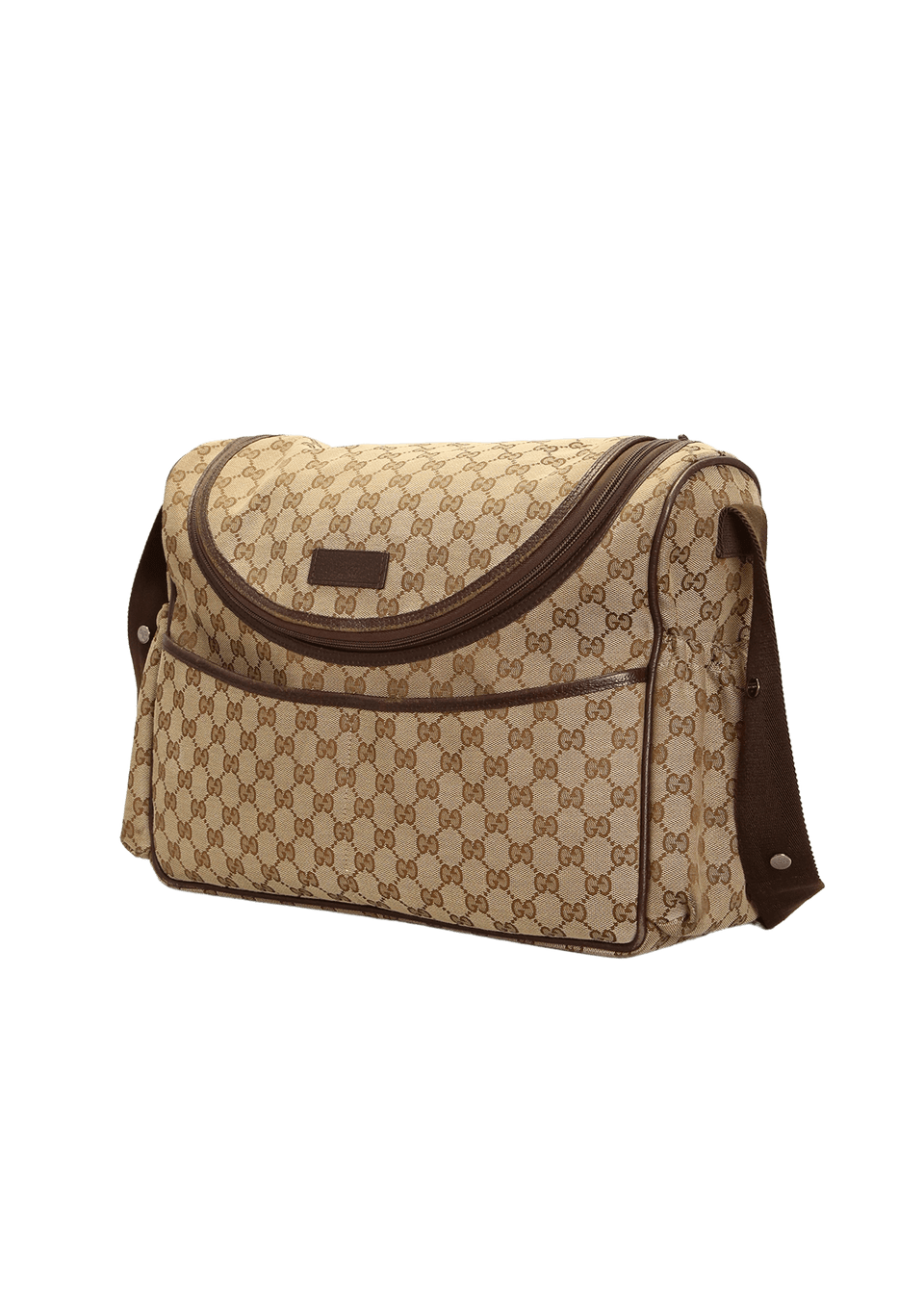 GG CANVAS DIAPER BAG LARGE