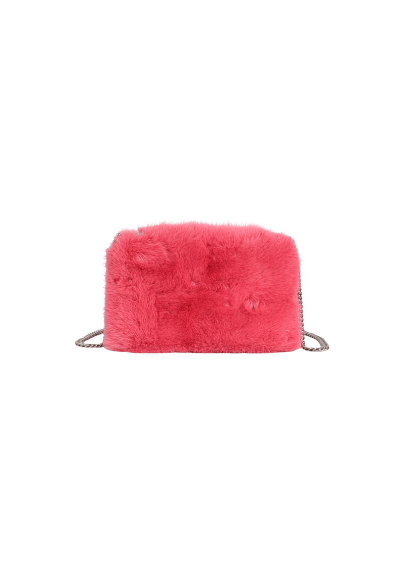 SHEARLING FLAP BAG