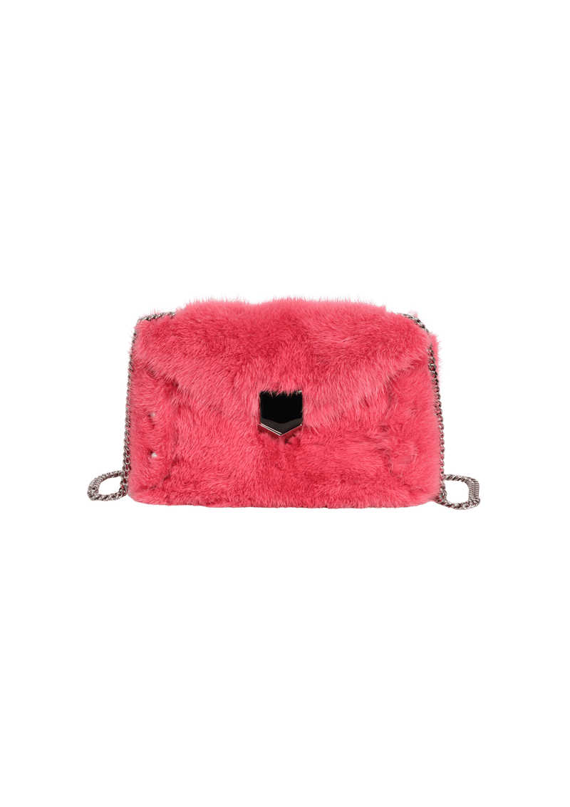 SHEARLING FLAP BAG