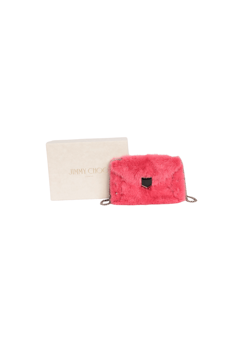 SHEARLING FLAP BAG